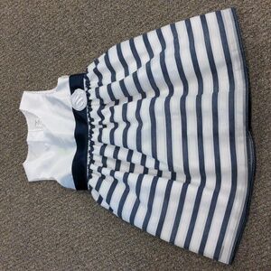 George 4T Blue and White Dress